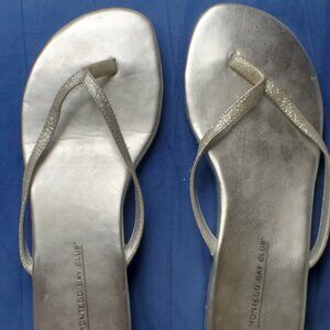 Silver sandals size 8